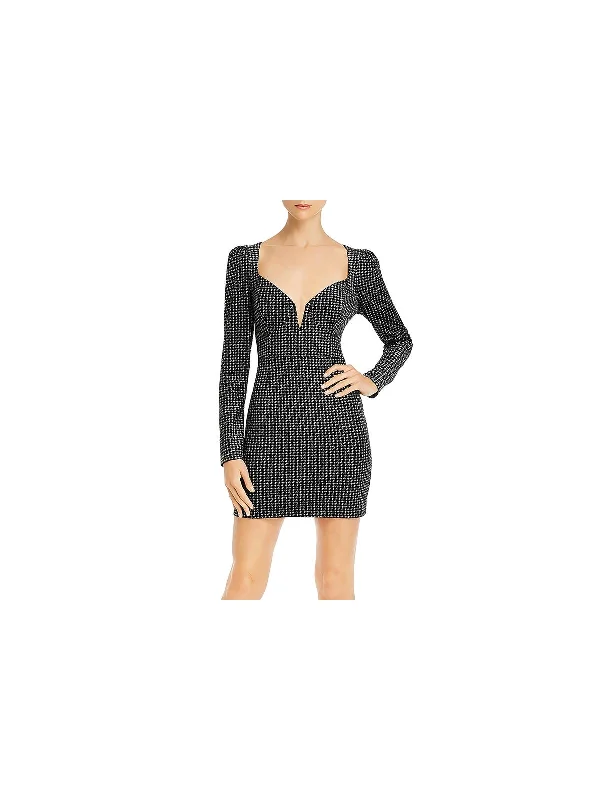 women's vintage dressesCountdown Womens Velvet Mini Cocktail Dress