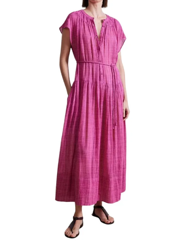 women's floral dressesForte Maxi Dress In Raspberry