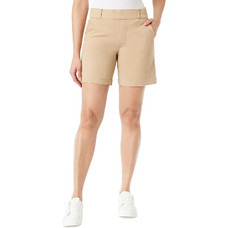 women's clubbing shortsWomens Pockets Khaki Khaki Shorts