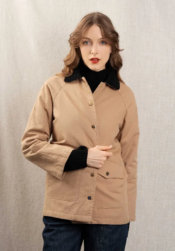 women's coats for everyday wear and tearCoat 6336 Camel