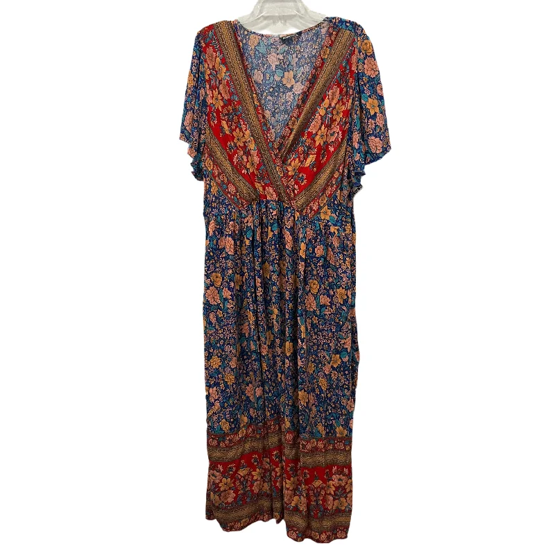 women's shift dressesMulti-colored Dress Casual Maxi Clothes Mentor, Size 3x