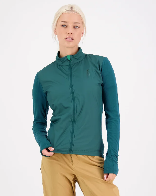 women's coats for petite womenRedwood Merino Wind Jersey - Evergreen