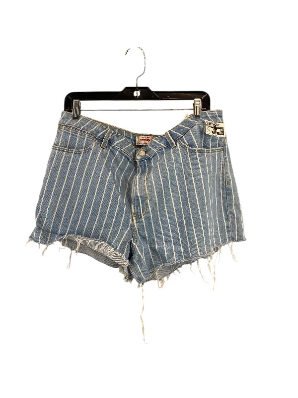 women's solid-color shortsShorts By Wrangler In Blue Denim, Size: 16