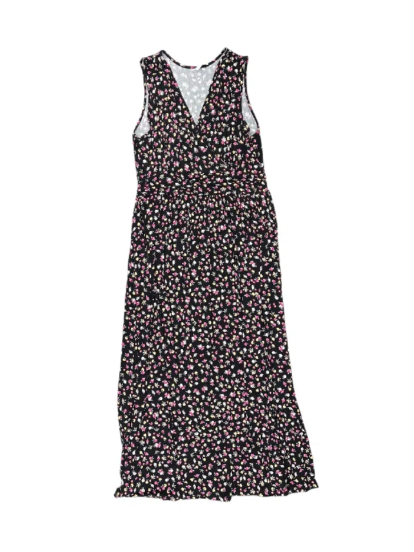 women's statement dressesFloral Print Dress Casual Maxi Clothes Mentor, Size Xl