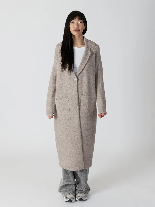 women's coats for special occasions and everyday eleganceJimmi Coat - Medium Oatmeal