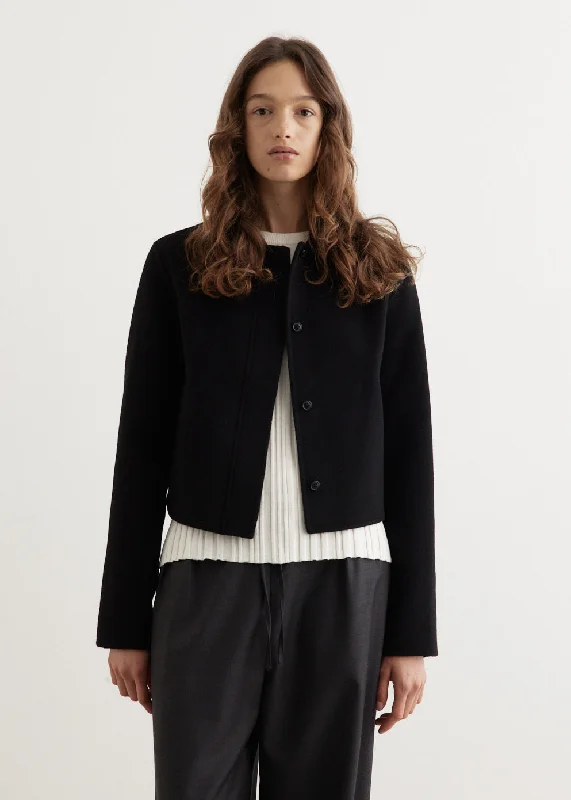 women's coats with military-inspired designsZhanna Short Boxy Coat