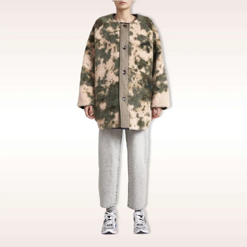 women's coats with embroidered patternsBellerose Hamon Jacket Naval