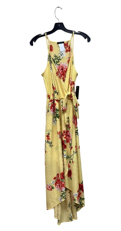 women's flowy dressesYellow Dress Casual Maxi Clothes Mentor, Size M