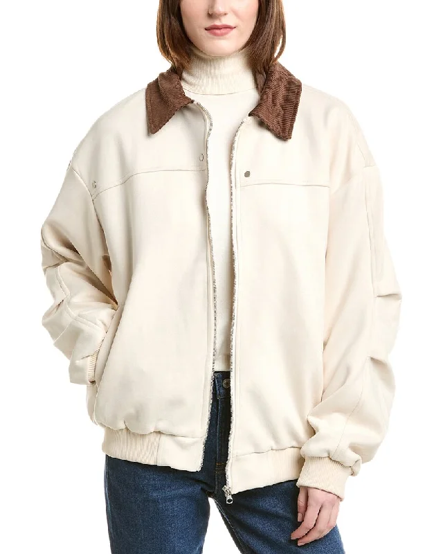 women's coats for maximalist fashion loversSERENETTE Bomber Jacket