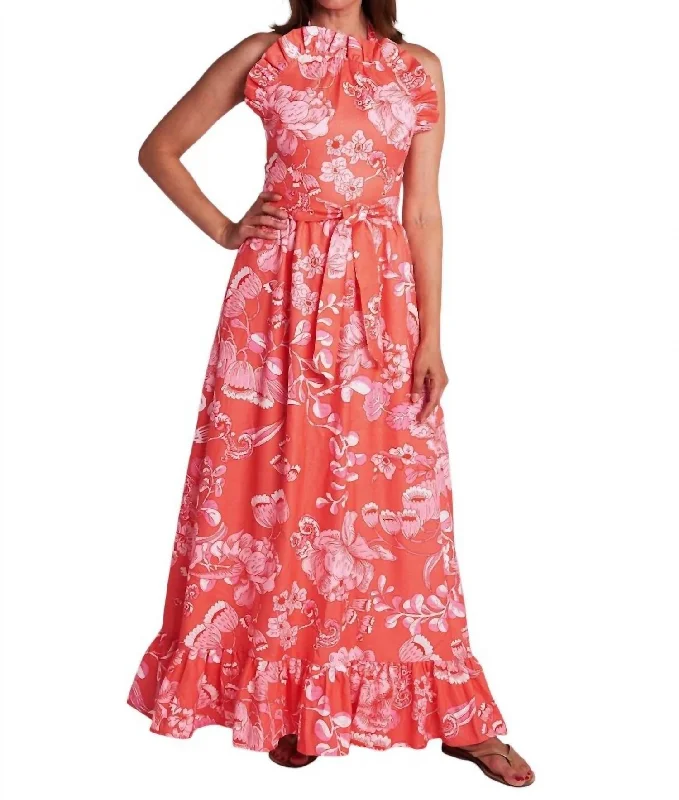 women's pastel dressesDove Maxi Dress In Cordelia Coral