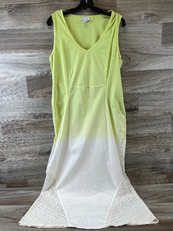 women's one-shoulder dressesGreen Dress Casual Maxi Clothes Mentor, Size L