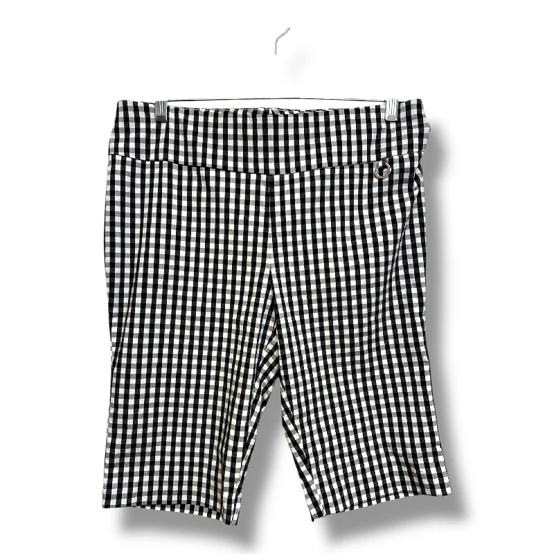 women's corduroy shortsShorts By Rafaella In Checkered Pattern, Size: 10