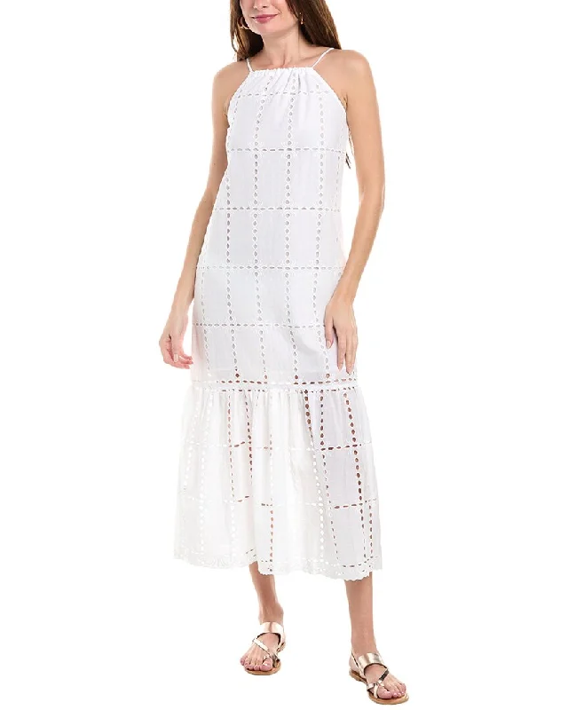 women's machine-washable dressesPQ Swim Eyelet Maxi Dress