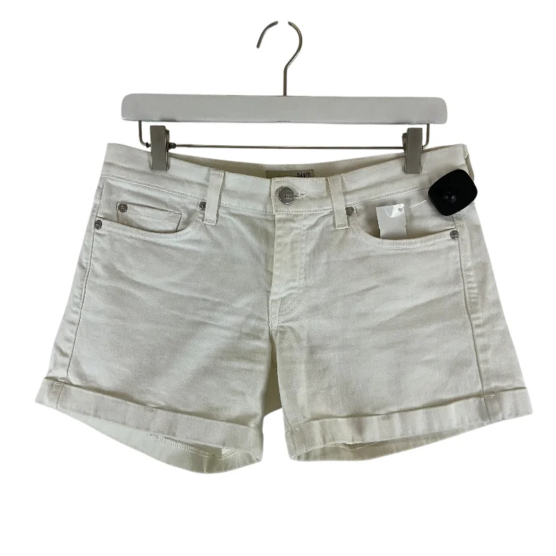 women's reversible shortsShorts Designer By David Kahn In White Denim, Size: 6