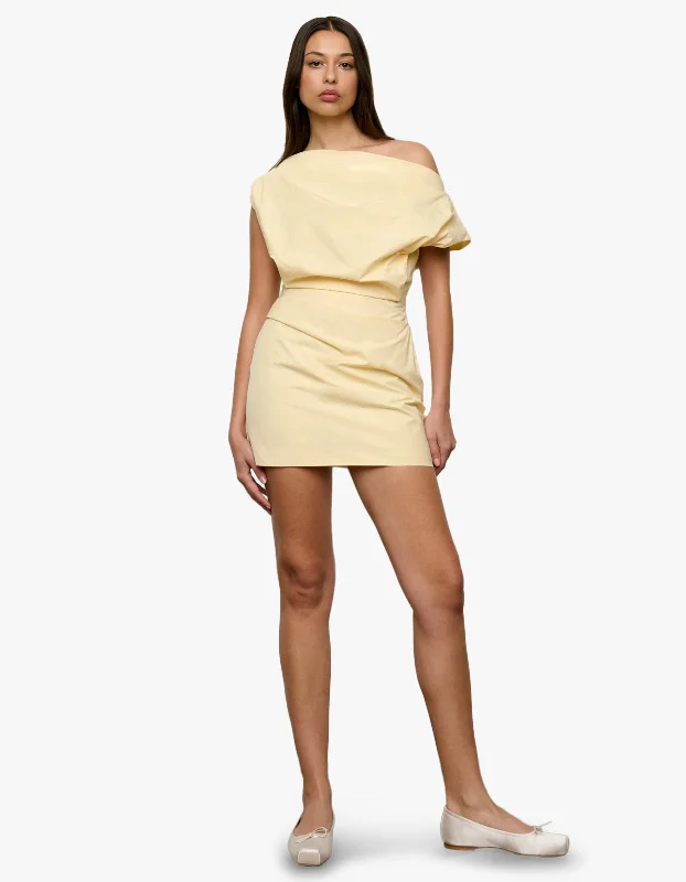 women's fair-trade dressesPallas Mini Dress - Yellow