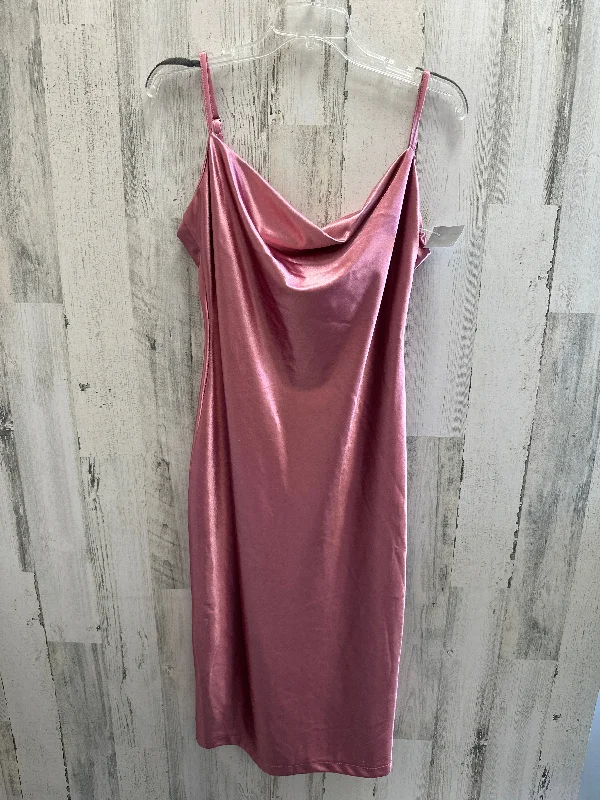 women's breathable dressesPink Dress Casual Maxi Clothes Mentor, Size Xl