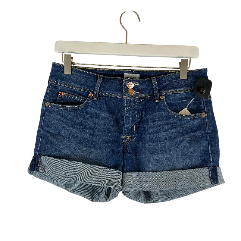 women's buttoned shortsShorts Designer By Hudson In Blue Denim, Size: 4