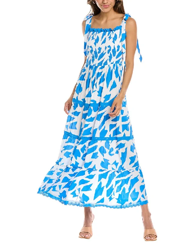 women's travel dressesStellah Tiered Midi Dress