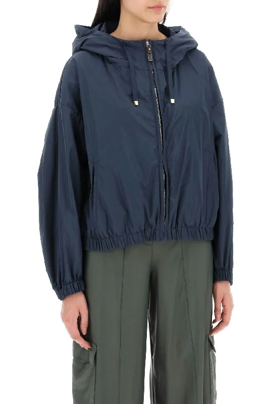 women's coats with cropped lengthsMax Mara The Cube Technical Taffeta Hooded Jacket