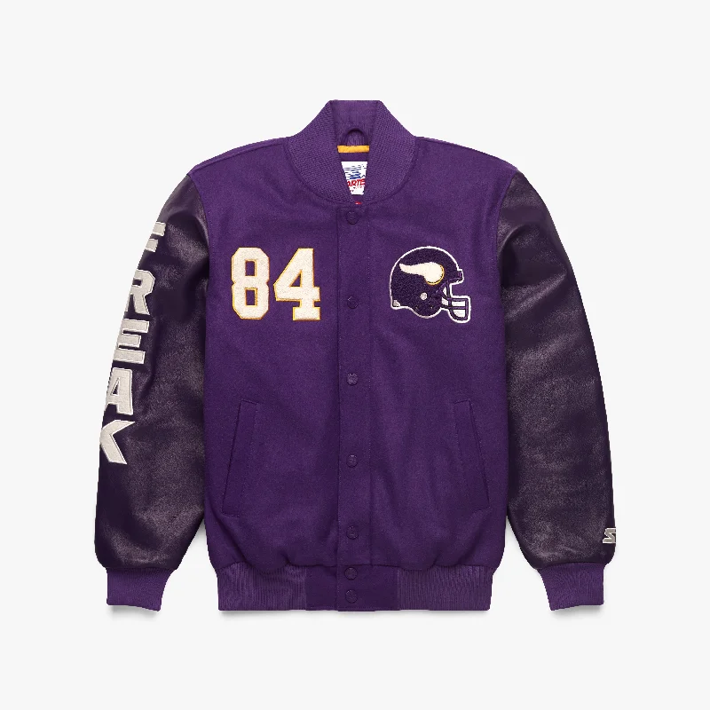 women's coats for those who love to experiment with fashionHOMAGE x Starter Randy Moss GOAT Jacket