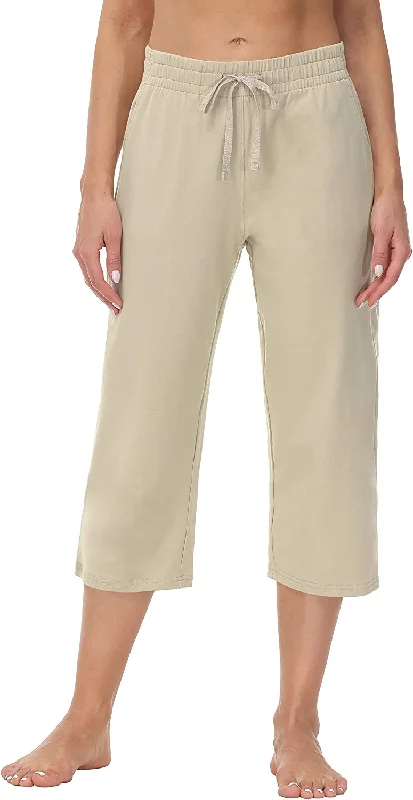 women's low-slung pantsFashionSierra - Capris Wide Leg Casual Jersey Sweat Pants Loose Fit