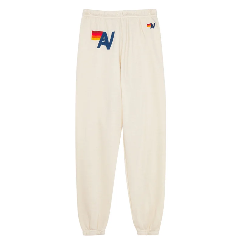 women's leggingsVintage White Logo Sweatpants