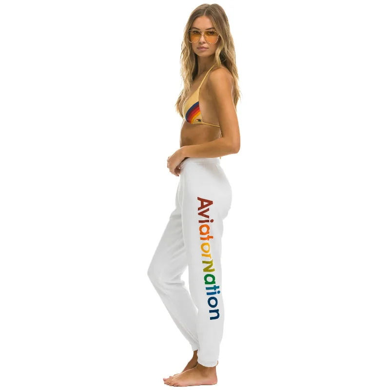 women's relaxed-fit pantsSweatpants White