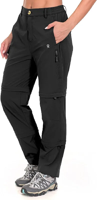 women's retro pantsFashionSierra - Women's Stretch Convertible Pants Zip-Off Quick-Dry Hiking Pants