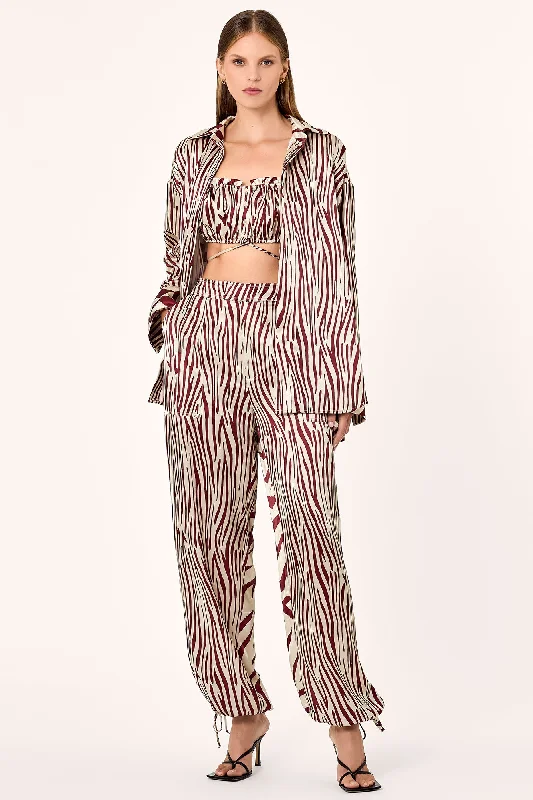 women's clubbing pantsNori Pant - Brick Toledo Print