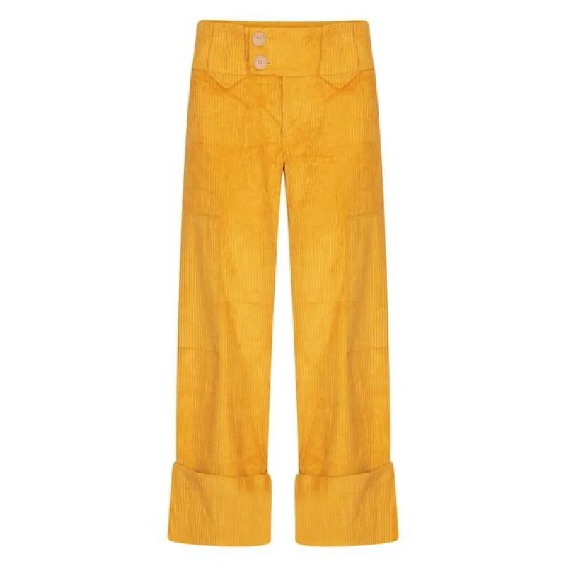 women's zipper pantsCargo Pant Ochre Cord