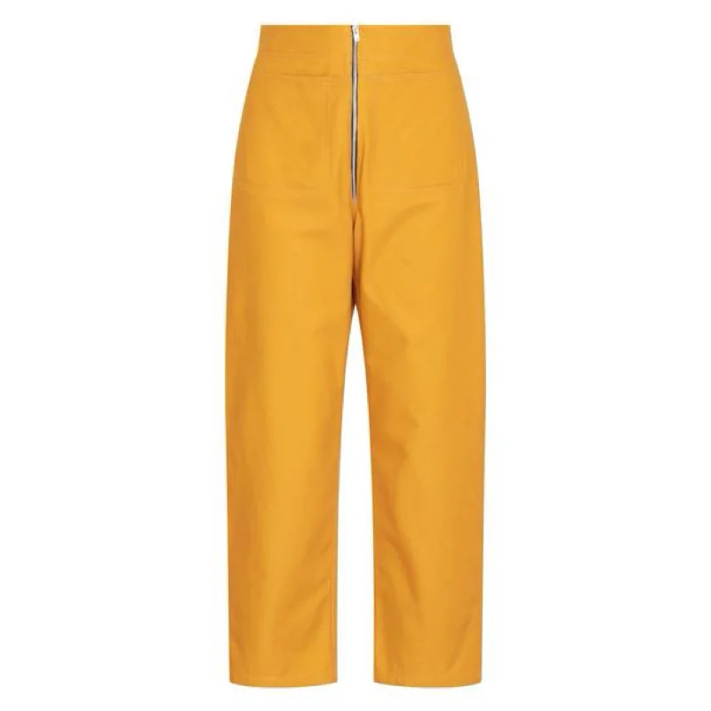 women's formal pantsPatch Pocket Trouser Yellow