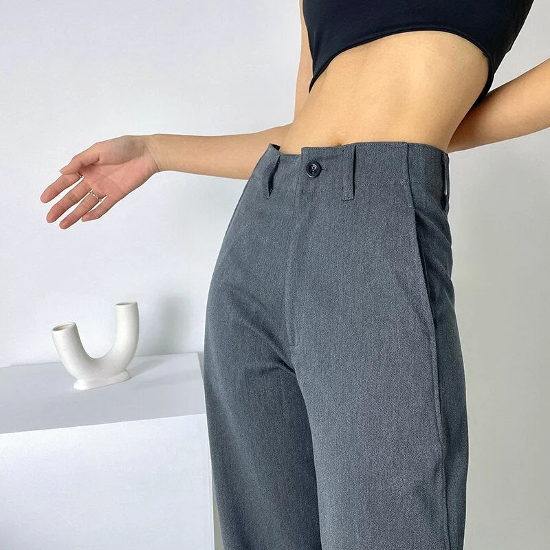 women's yoga pantsFashionSierra - Womens High Waist Straight Pants