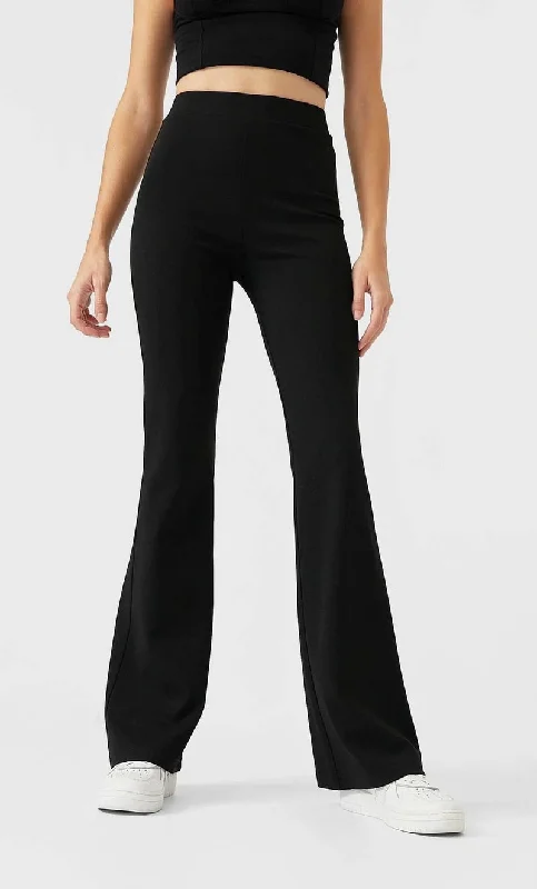 women's velvet pantsFashionSierra - Women's Stretchy Flare Pants