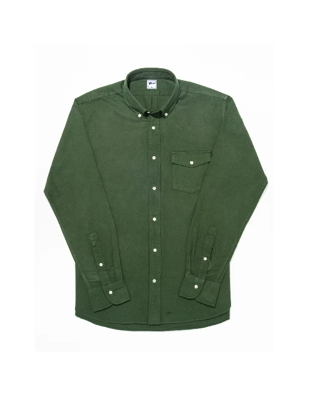 women's luxury dressesGREEN CHAMOIS SHIRT