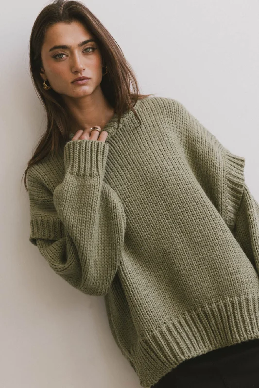 women's bodycon dressesJosie Knit Sweater in Sage