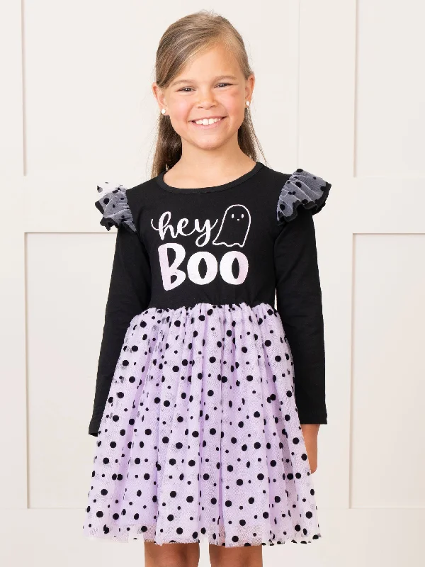 women's boho dressesLavender "Hey Boo" Tulle Dress