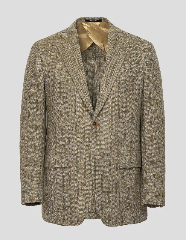 women's bespoke dressesMAGEE TAN BARLEY BONE SPORT COAT - MTO