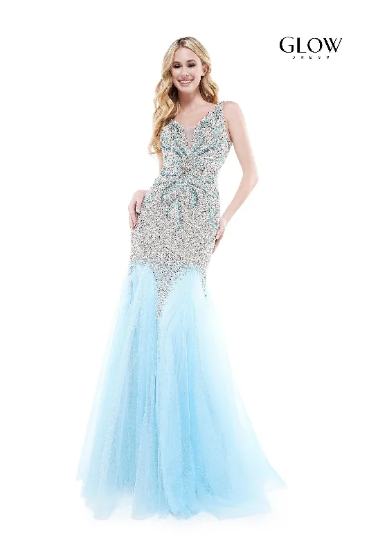 women's off-the-shoulder dressesColors G697 Colors Long Sleeveless Mermaid Prom Gown