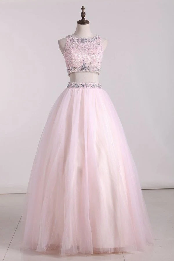 women's limited-edition dresses.Two-Piece Scoop Ball Gown Quinceanera Dresses Tulle